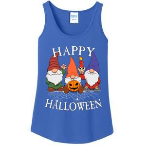 Gnomes Happy Halloween Couples Gift Ladies Essential Tank