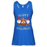 Gnomes Happy Halloween Couples Gift Ladies Essential Flowy Tank