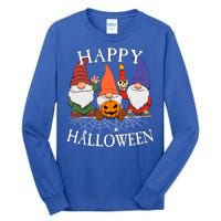 Gnomes Happy Halloween Couples Gift Tall Long Sleeve T-Shirt