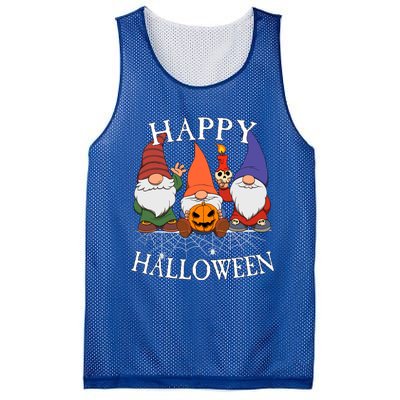 Gnomes Happy Halloween Couples Gift Mesh Reversible Basketball Jersey Tank