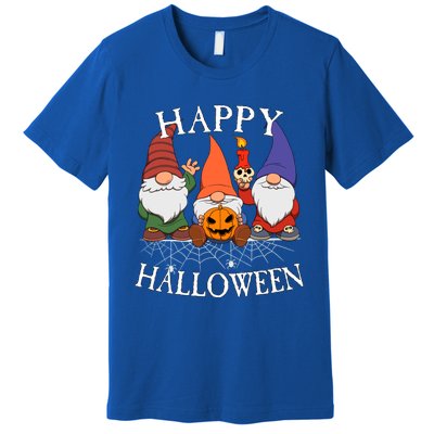 Gnomes Happy Halloween Couples Gift Premium T-Shirt