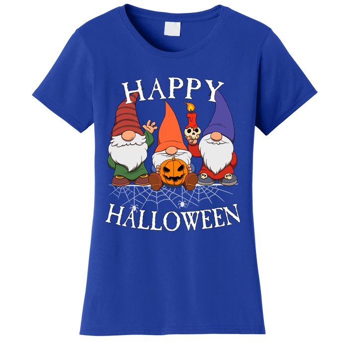 Gnomes Happy Halloween Couples Gift Women's T-Shirt