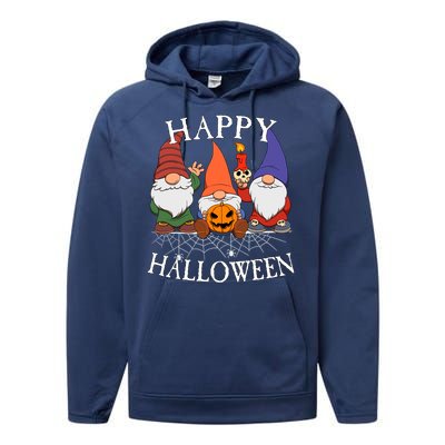 Gnomes Happy Halloween Couples Gift Performance Fleece Hoodie