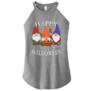 Gnomes Happy Halloween Couples Gift Women's Perfect Tri Rocker Tank