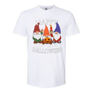 Gnomes Happy Halloween Couples Gift Softstyle CVC T-Shirt