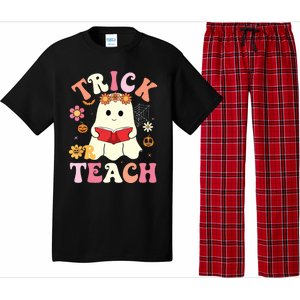 Groovy Halloweengroovy Halloween Trick Or Teach Retro Pajama Set