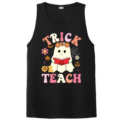 Groovy Halloweengroovy Halloween Trick Or Teach Retro PosiCharge Competitor Tank