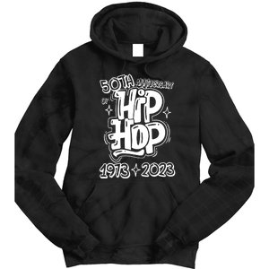 Graffiti Hip Hop 50 Years Old 50th Anniversary Of Hip Hop Gift Tie Dye Hoodie