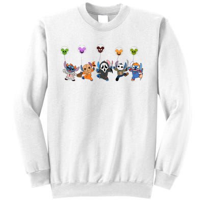 Ghostface Horror Halloween Halloween Character Chibi Sweatshirt