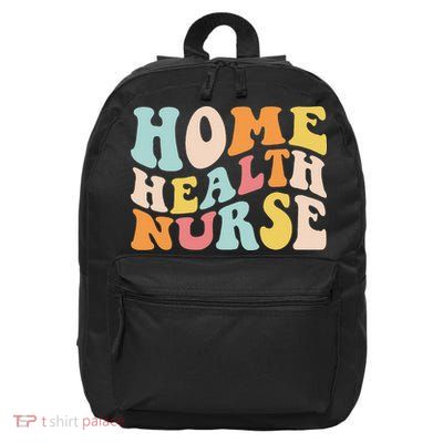 Groovy Home Health Nurse Home Care Nursing Registered Nurse 16 in Basic Backpack