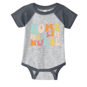 Groovy Home Health Nurse Home Care Nursing Registered Nurse Infant Baby Jersey Bodysuit