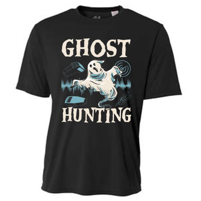 Ghost Hunting Halloween Season Spooky Trick Or Treat Cooling Performance Crew T-Shirt