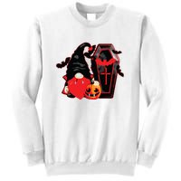 Gnomes Happy Halloween Fall Candy Corn Pumpkin Sweatshirt