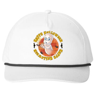 Ghost Happy Halloween Casper Ghost Pumpkin Trick Or Treat Snapback Five-Panel Rope Hat