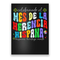 Groovy Hispanic Heritage Month Mes De La Herencia Hispana Poster