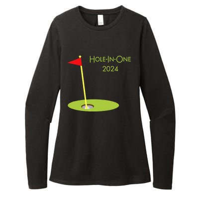 Golf Hole In One 2024 Sport Themed Golfing Design For Golfer Womens CVC Long Sleeve Shirt