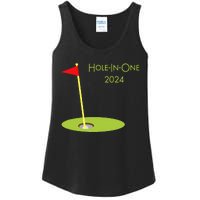 Golf Hole In One 2024 Sport Themed Golfing Design For Golfer Ladies Essential Tank