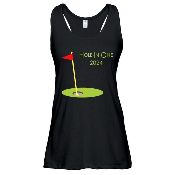 Golf Hole In One 2024 Sport Themed Golfing Design For Golfer Ladies Essential Flowy Tank