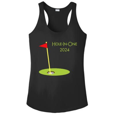 Golf Hole In One 2024 Sport Themed Golfing Design For Golfer Ladies PosiCharge Competitor Racerback Tank