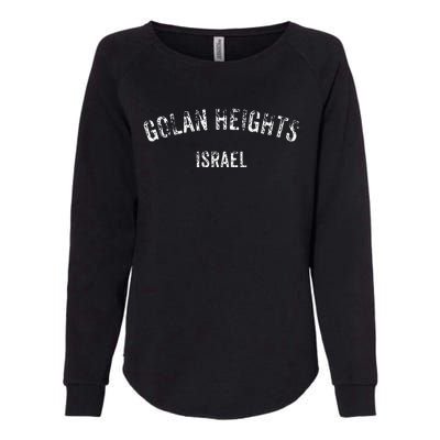 Golan Heights Israeli Sovereignty Trump Maga Hanukkah Womens California Wash Sweatshirt