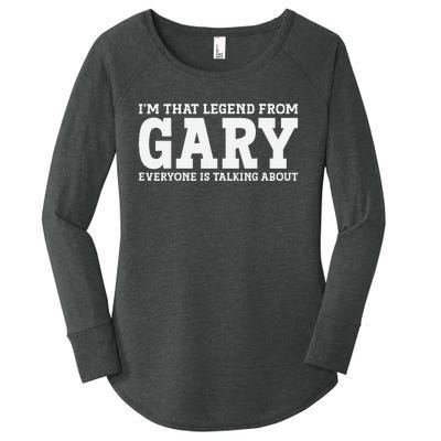 Gary Hometown In Indiana Home Roots Funny City Gary Women's Perfect Tri Tunic Long Sleeve Shirt