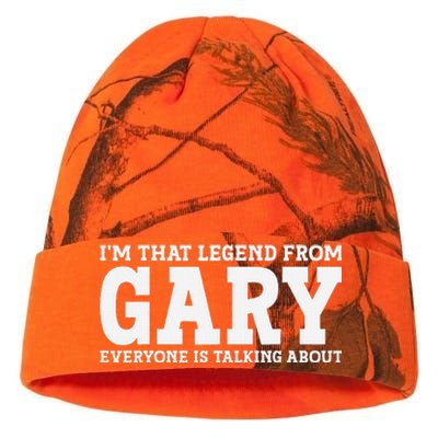 Gary Hometown In Indiana Home Roots Funny City Gary Kati Licensed 12" Camo Beanie