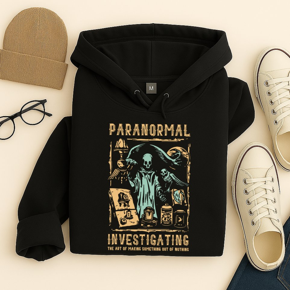 Ghost Hunting Investigator Design Paranormal Investigator Hoodie