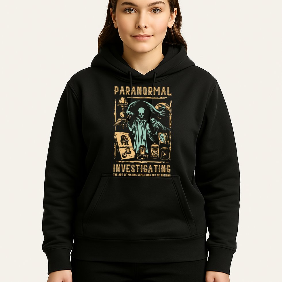 Ghost Hunting Investigator Design Paranormal Investigator Hoodie