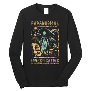 Ghost Hunting Investigator Design Paranormal Investigator Long Sleeve Shirt