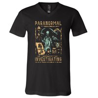 Ghost Hunting Investigator Design Paranormal Investigator V-Neck T-Shirt