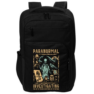 Ghost Hunting Investigator Design Paranormal Investigator Impact Tech Backpack