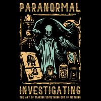 Ghost Hunting Investigator Design Paranormal Investigator Sustainable Bucket Hat