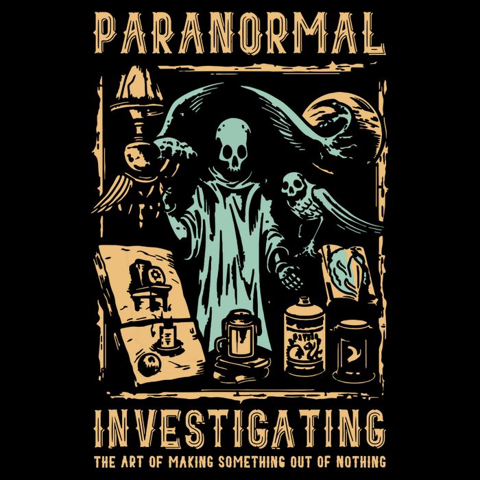 Ghost Hunting Investigator Design Paranormal Investigator Sustainable Bucket Hat