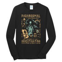 Ghost Hunting Investigator Design Paranormal Investigator Tall Long Sleeve T-Shirt