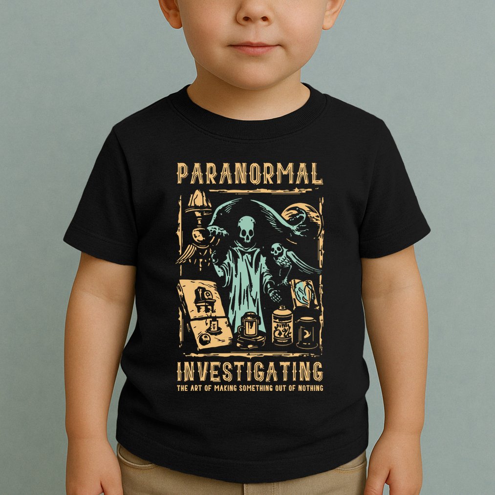 Ghost Hunting Investigator Design Paranormal Investigator Toddler T-Shirt