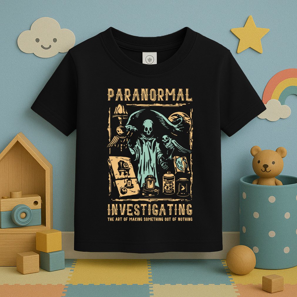 Ghost Hunting Investigator Design Paranormal Investigator Toddler T-Shirt