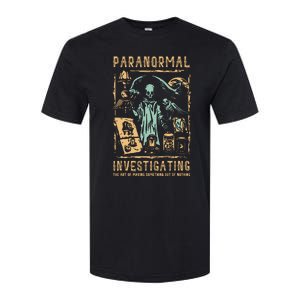 Ghost Hunting Investigator Design Paranormal Investigator Softstyle CVC T-Shirt