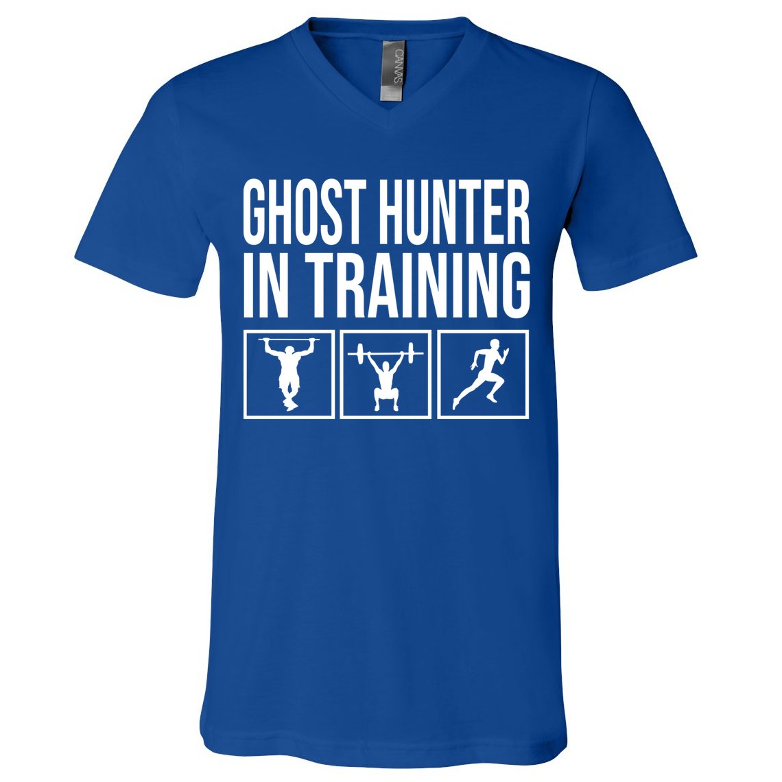 Ghost Hunter In Training For Paranormal Investigator Gift V-Neck T-Shirt