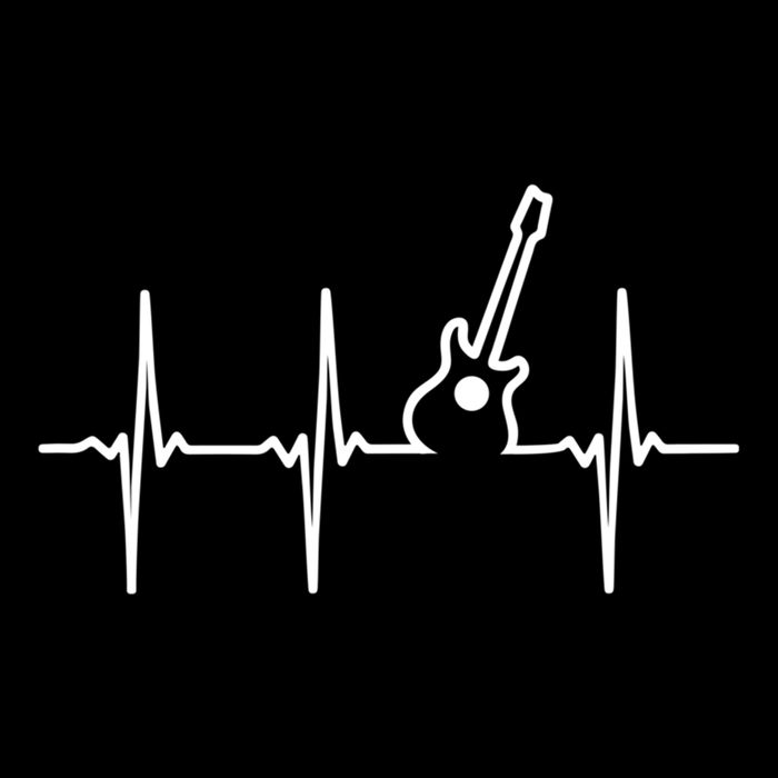 Guitar Heartbeat Instrut Gift Cute Gift Doggie Tank