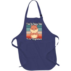 Grumpy Hamster I Had My Patience Tested Im Negative Full-Length Apron With Pockets