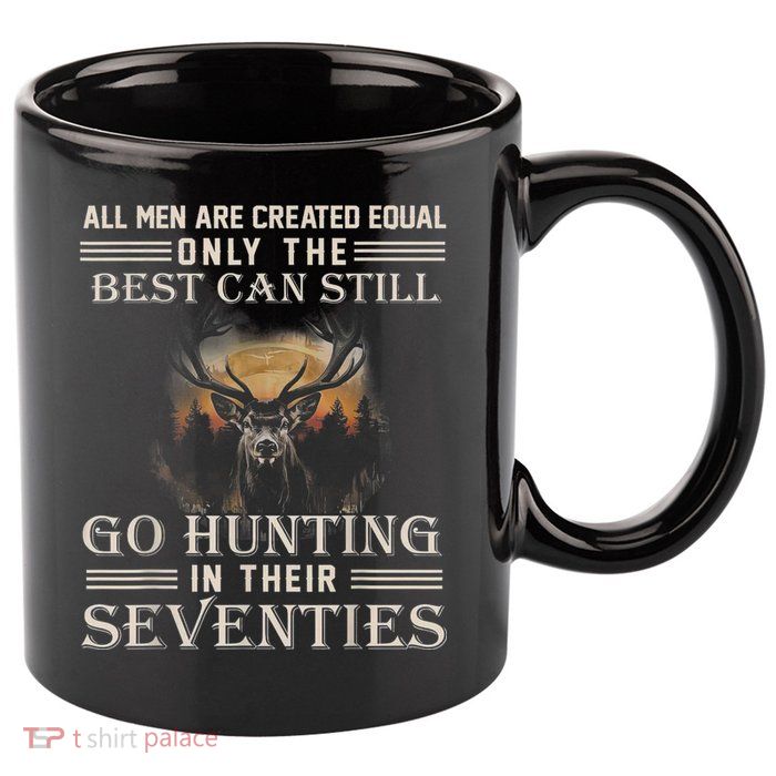 Go Hunting In Their Seventies 11oz C Handle Ceramic Mug