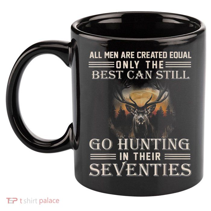 Go Hunting In Their Seventies 11oz C Handle Ceramic Mug