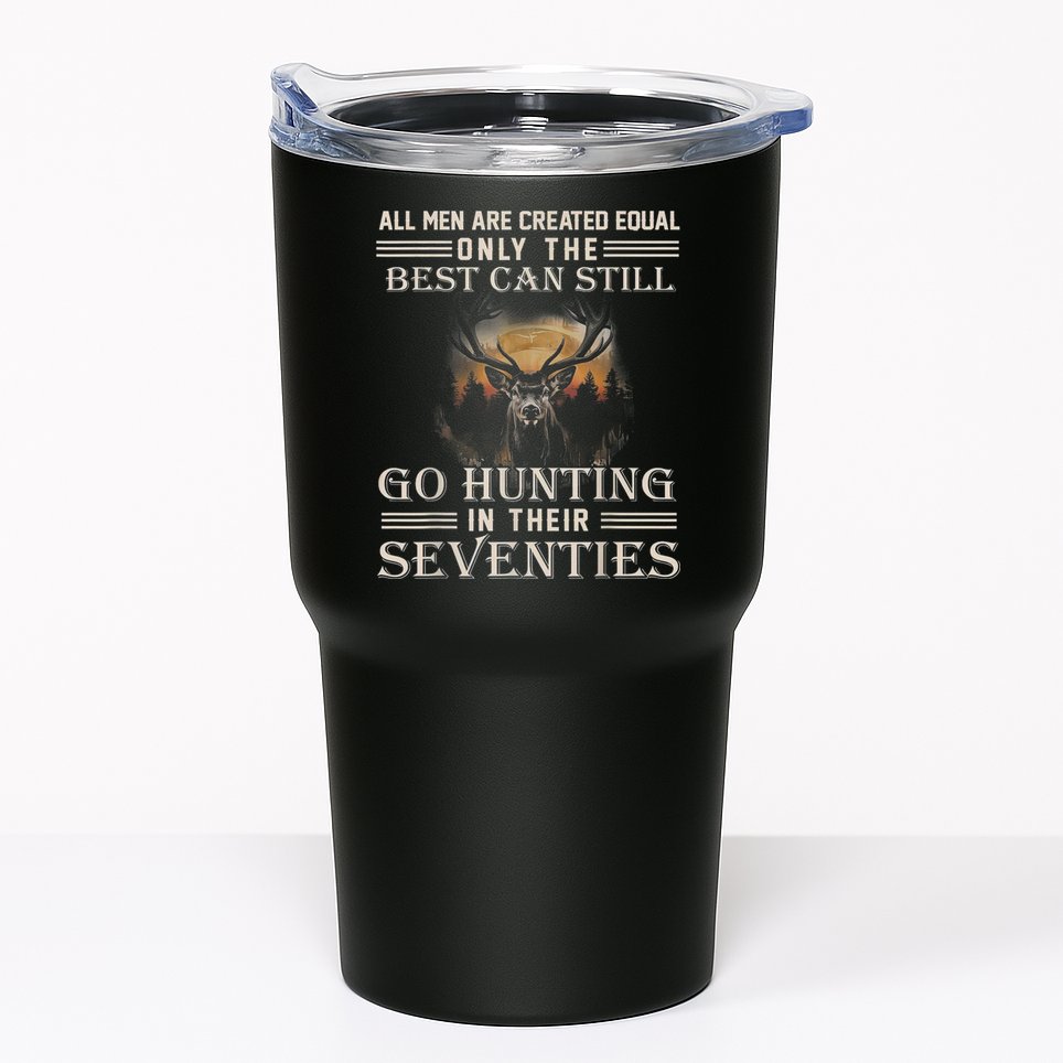 Go Hunting In Their Seventies Tumbler