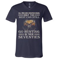 Go Hunting In Their Seventies V-Neck T-Shirt