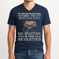 Go Hunting In Their Seventies V-Neck T-Shirt