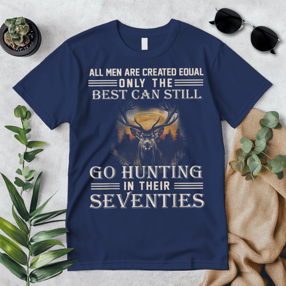 Go Hunting In Their Seventies Premium T-Shirt