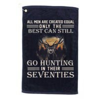 Go Hunting In Their Seventies Golf Towel