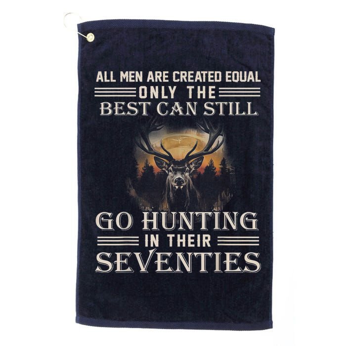 Go Hunting In Their Seventies Golf Towel