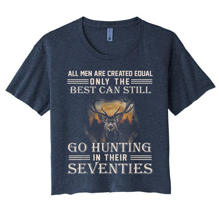 Go Hunting In Their Seventies Women's Crop Top Tee