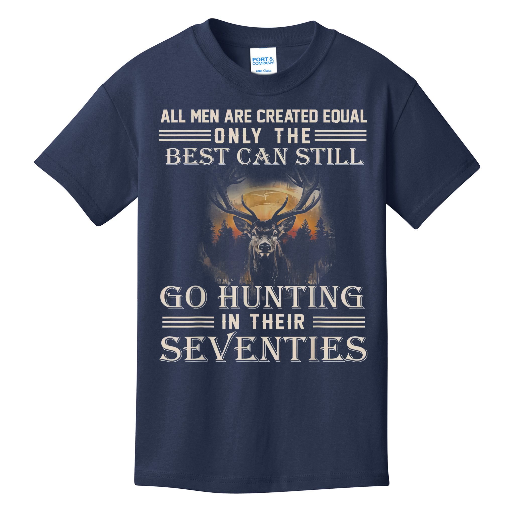 Go Hunting In Their Seventies Kids T-Shirt